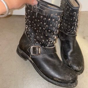 Frye Studded Boots